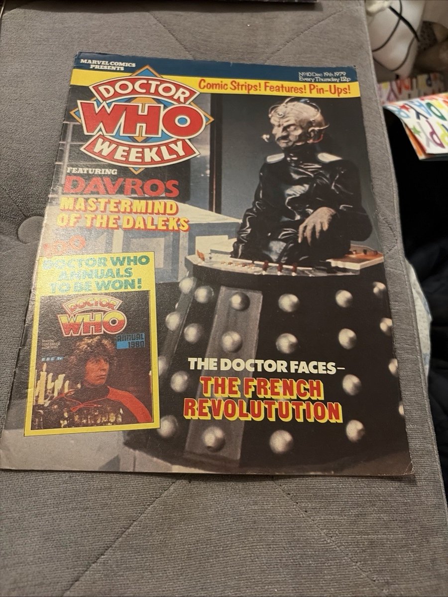 1979 Doctor Who Weekly No #10 Marvel Comics .