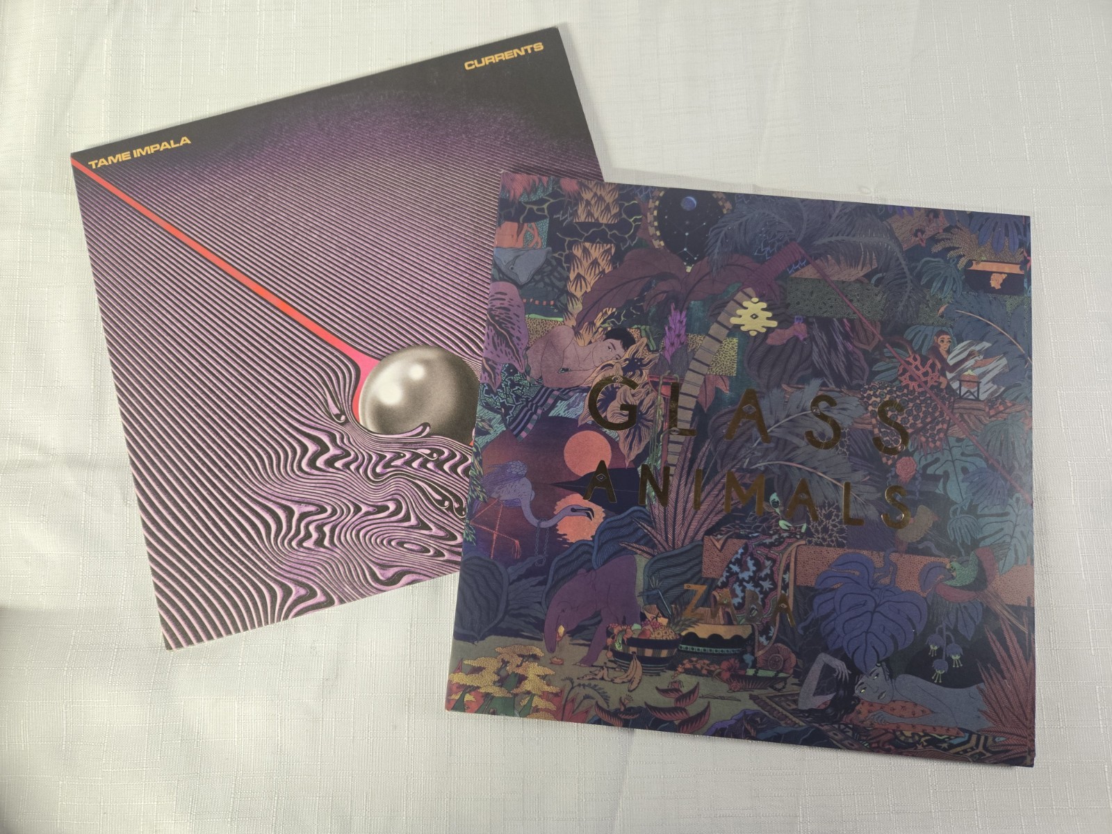 Indie Rock Vinyl LP Lot: Tame Impala Currents & Glass Animals Zaba B64