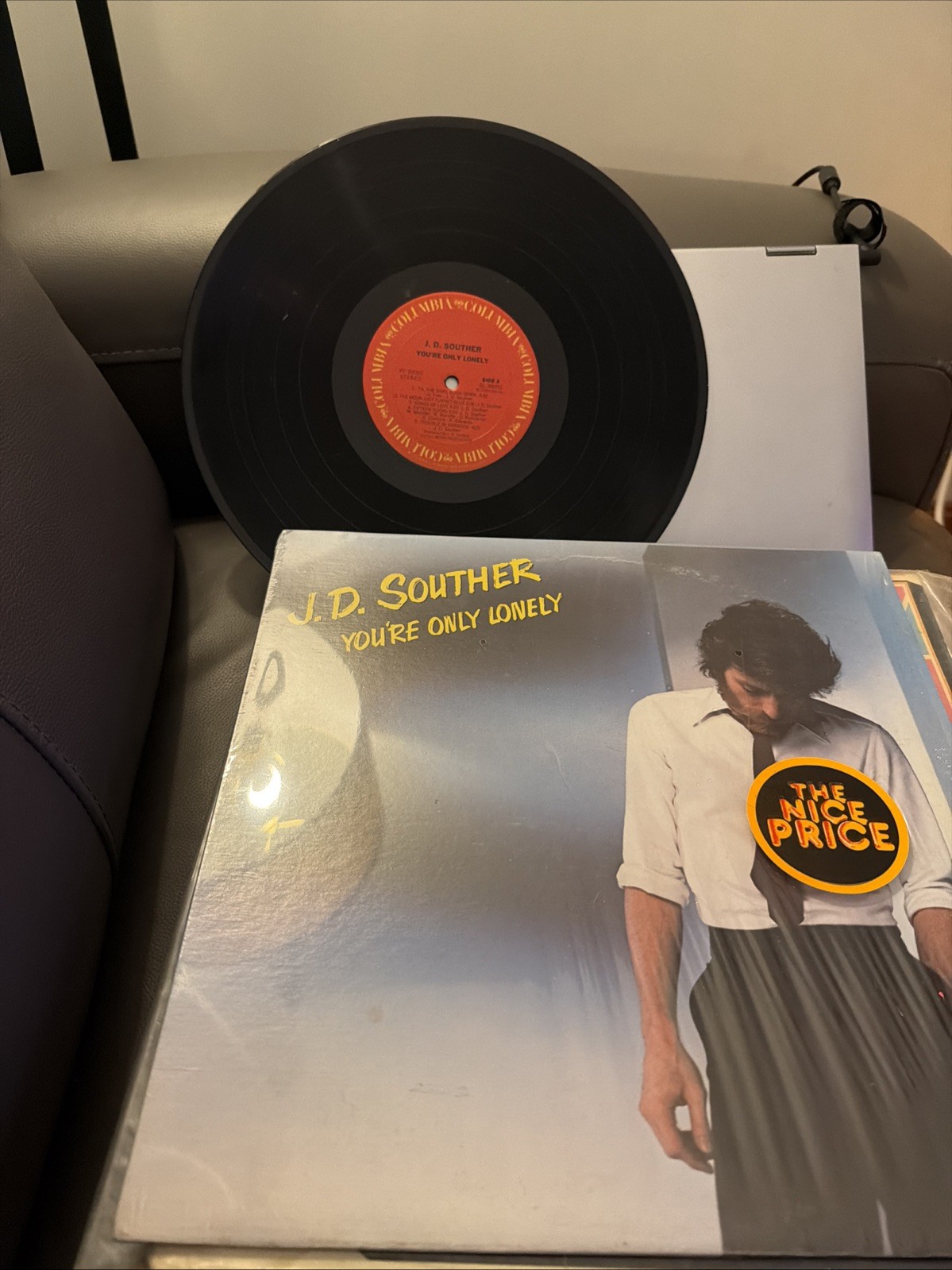 J.D. Souther You're Only Lonely Vintage Vinyl LP 1979 Columbia Record JC-36093