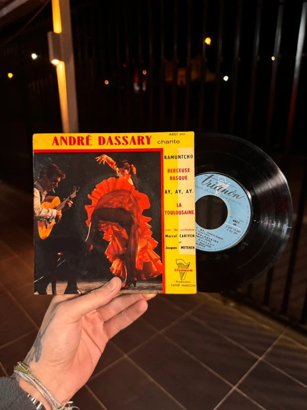 Vinyle vintage André Dassary – Ramuntcho - 45 tours