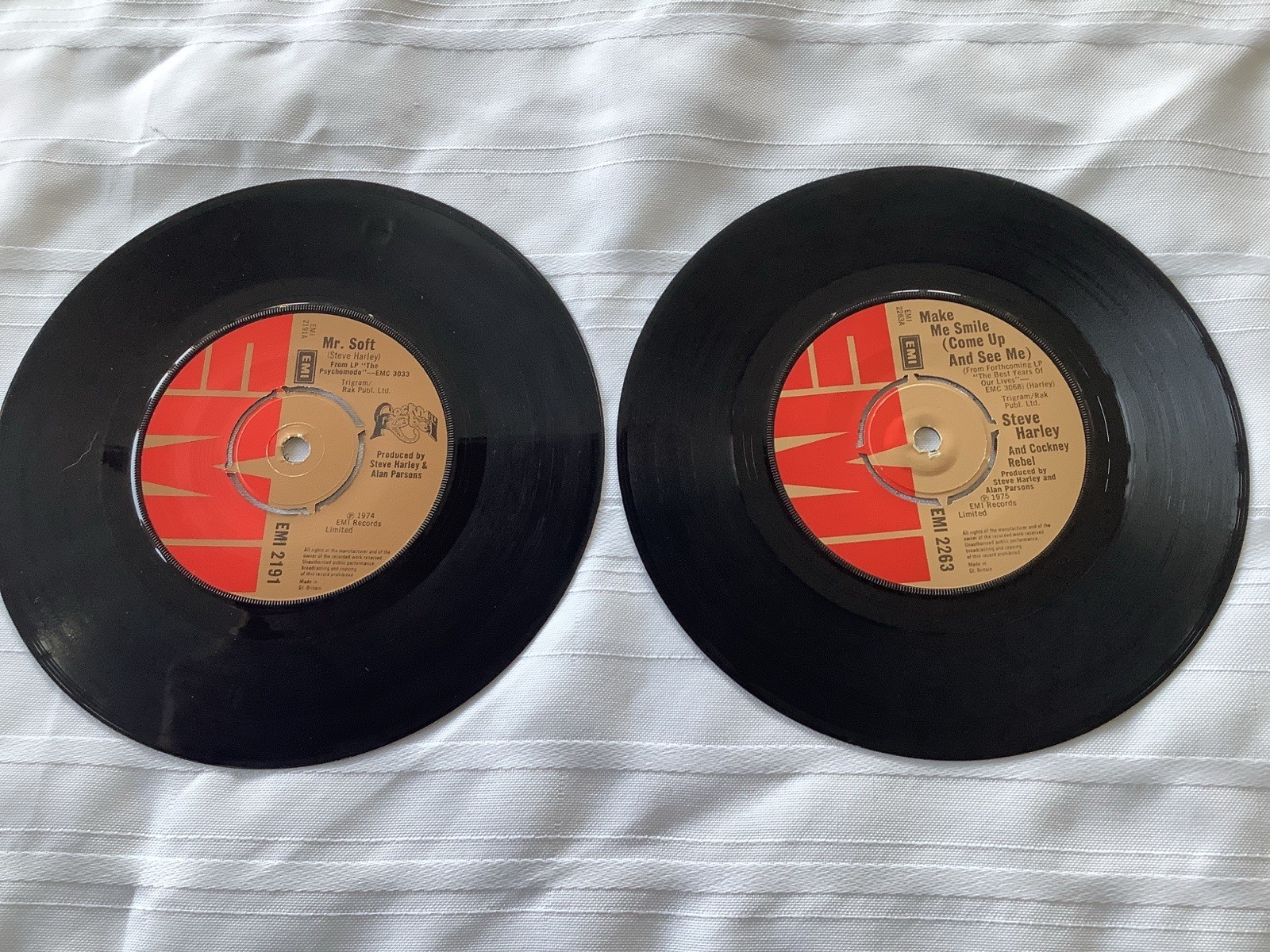 Steve Harley Make Me Smile + Mr Soft 7 Vinyl RCA 74-75 VG+ Vinyl LP Record