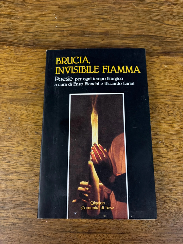 Libro : brucia , invisibile fiamma