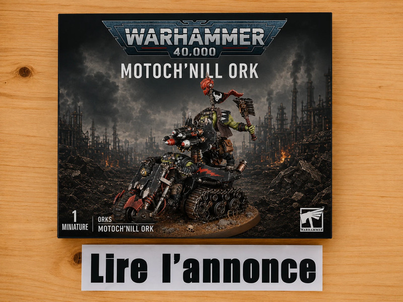 1 Figurine Warhammer 40k Motochnill ork
