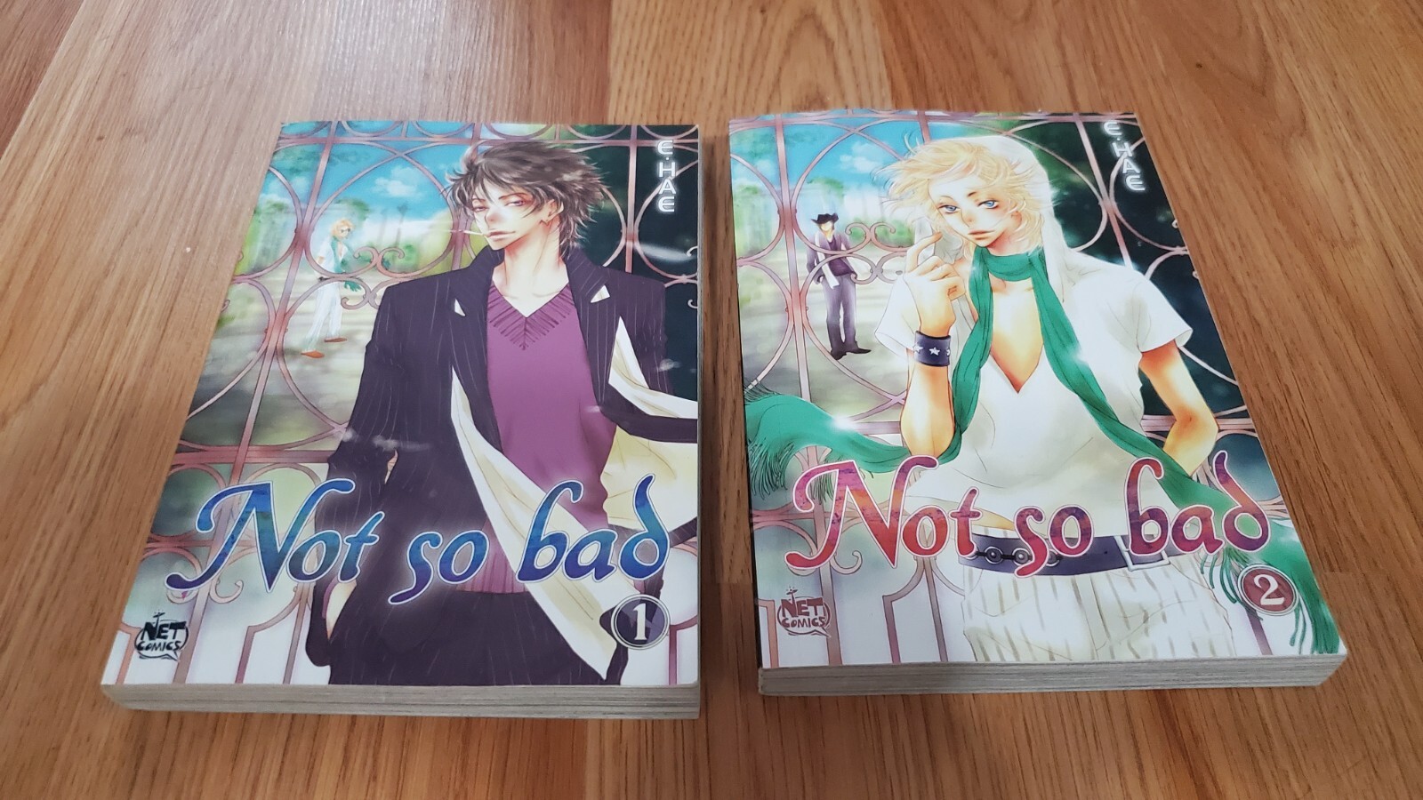 Lotto Manga Not So Bad Volume 1 2 E.Hae Net Fumetti Yaoi Romance Inglese