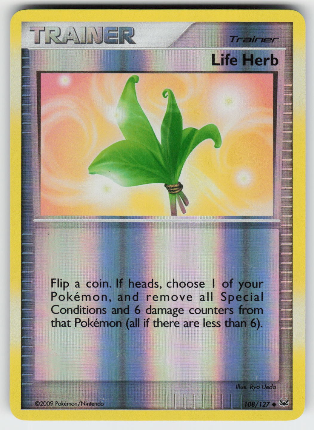Life Herb Reverse Holo Uncommon Platinum 108/127 NM
