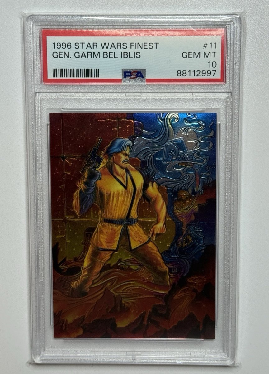 1996 Star Wars Finest - General Garm Bel Iblis - PSA 10 - VERY LOW POP!