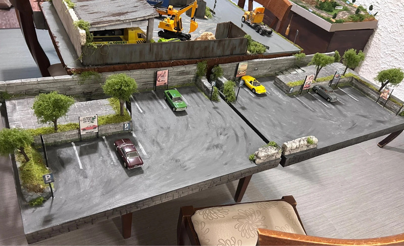 diorami scala 1:43 parcheggi