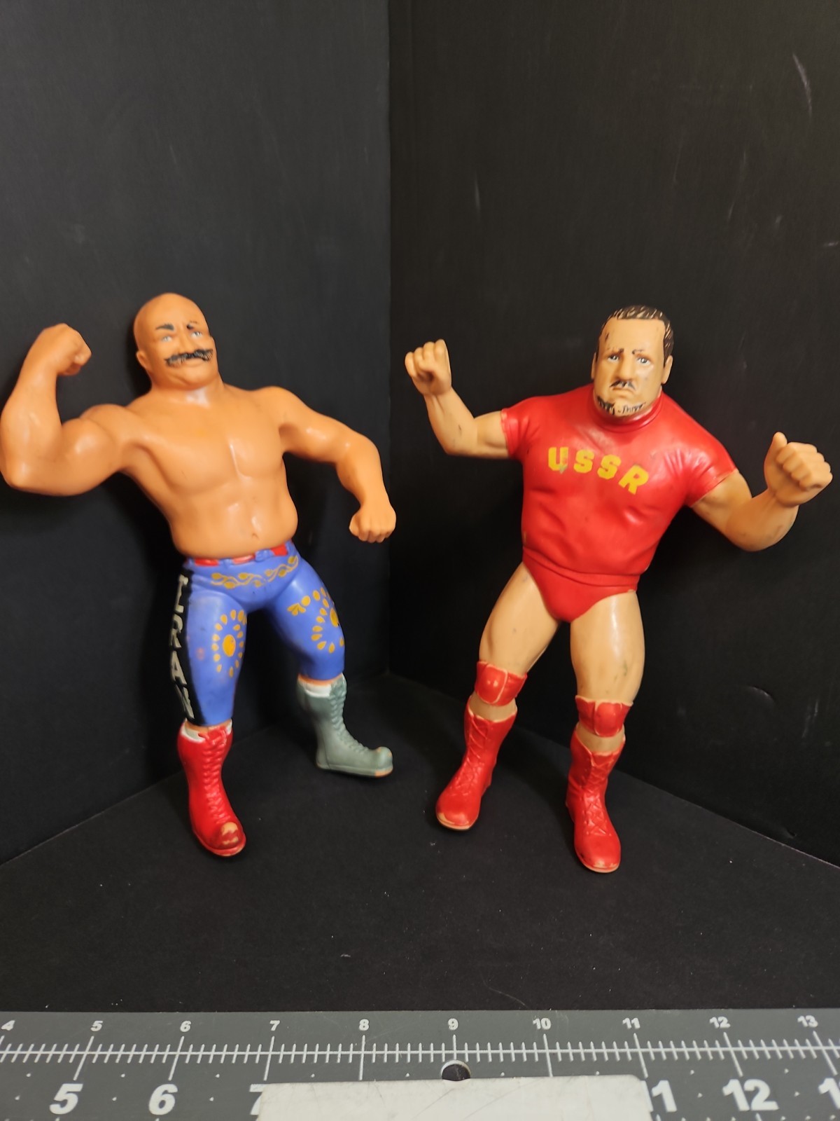Nikolai Volkoff Iron Sheik 1984 Vintage WWF LJN Titans Sports Wrestling Superstars  