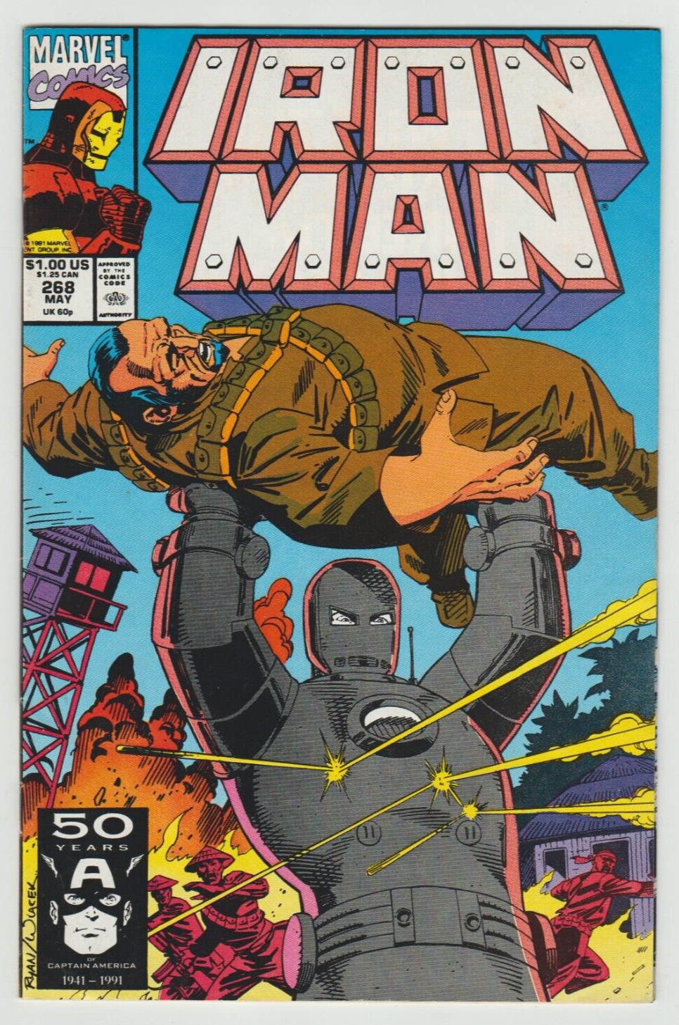 Iron Man #268 Marvel Comics 1991 Low Grade