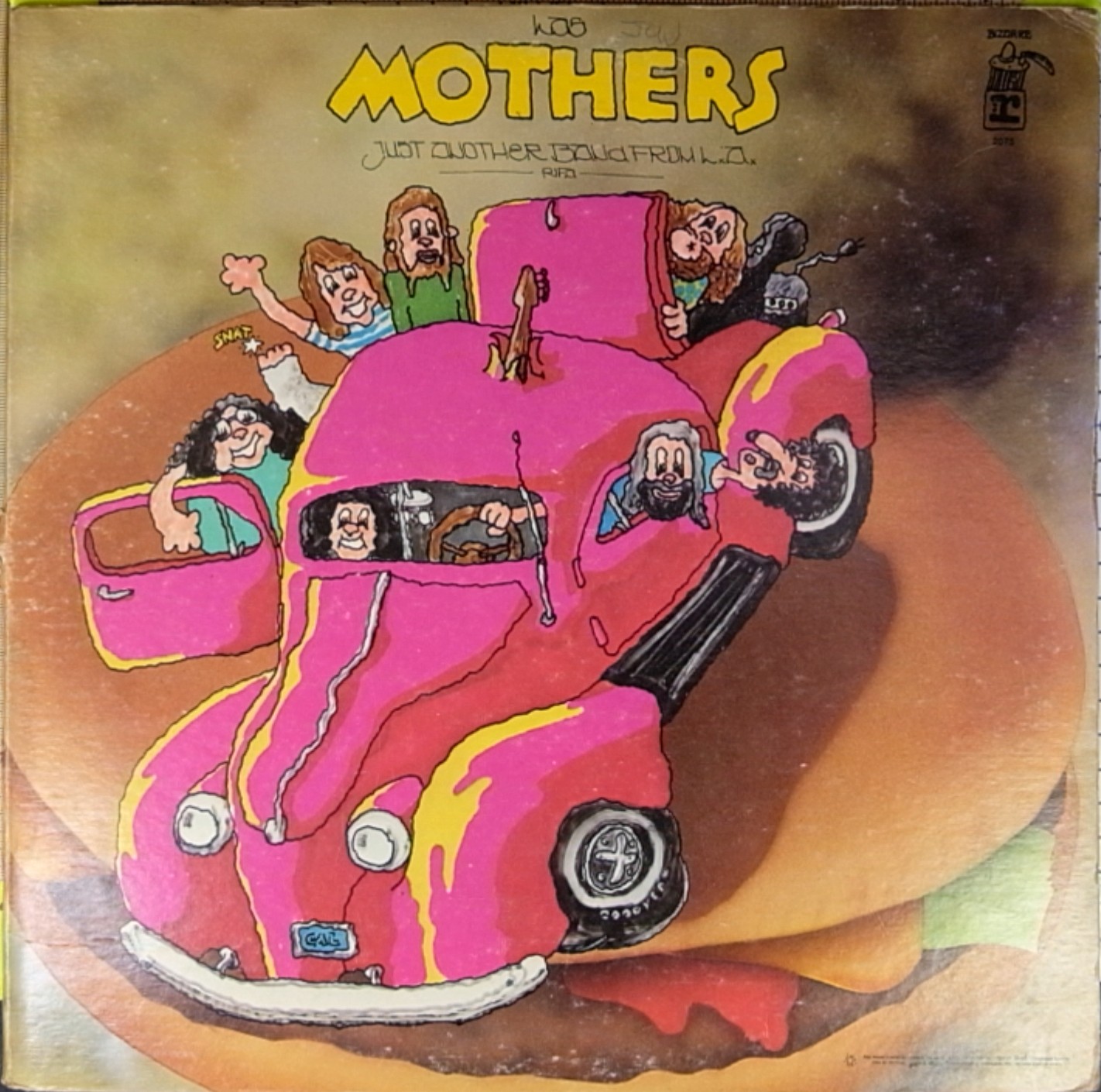 Frank Zappa The Mothers Just Another Band From L.A. Vinyl LP 1972 Reprise MS2075