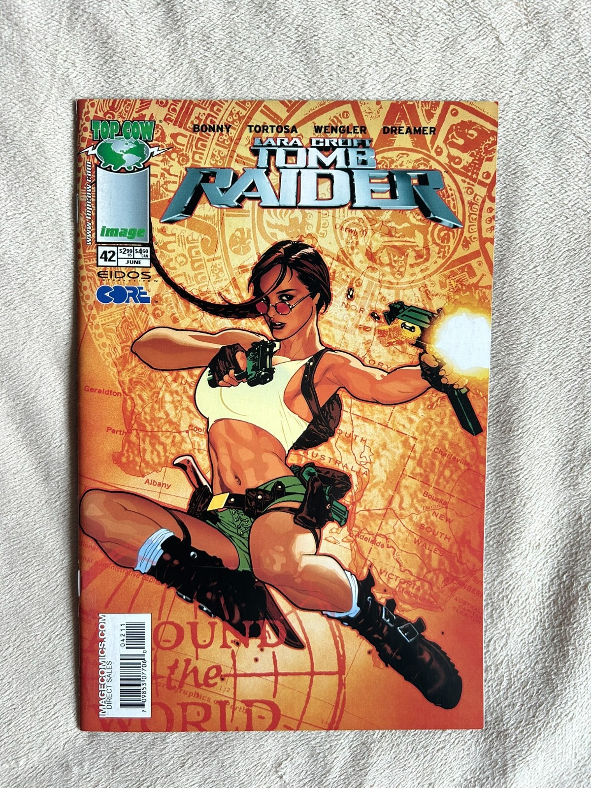 Tomb Raider #42 (2004) Top Cow Adam Hughes cover! Good Girl Art!