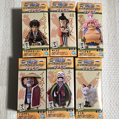 One Piece World Figura da Collezione Wano Japan Country 8 x all6 set WCF