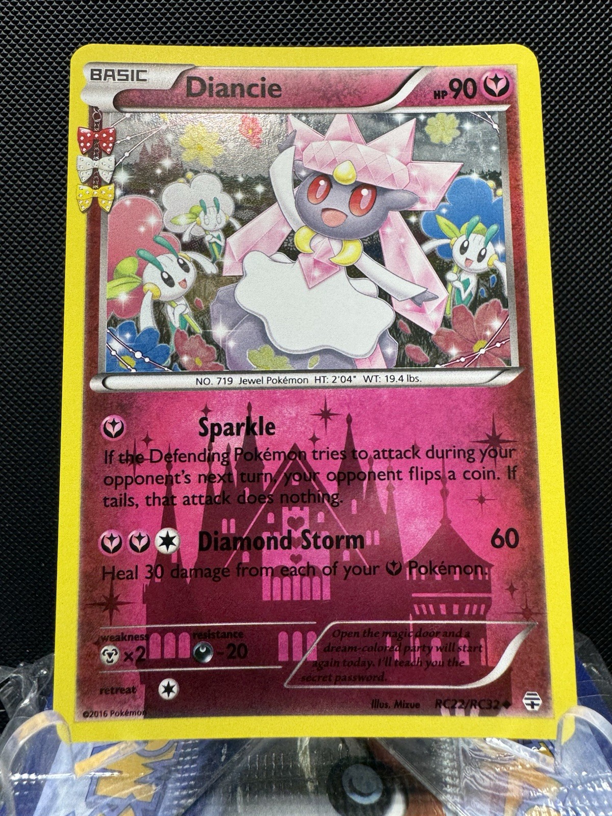 Diancie Holo - 2016 Pokemon XY Generazioni RC22/RC32 NM