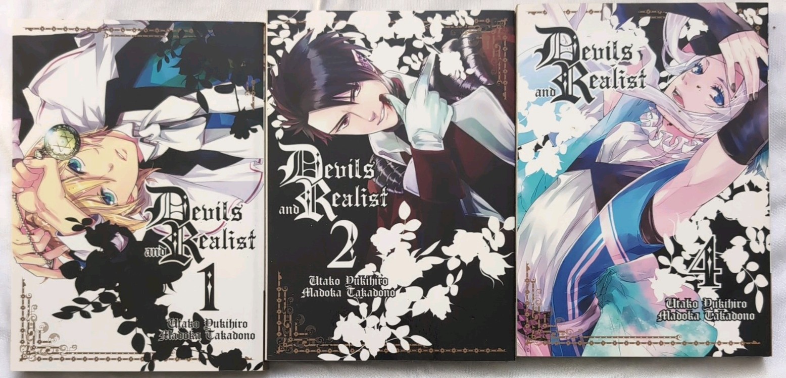 Devils and Realist Vol 1 2 4 Manga Lotto Sette Mari Fantasy Soprannaturale Inglese