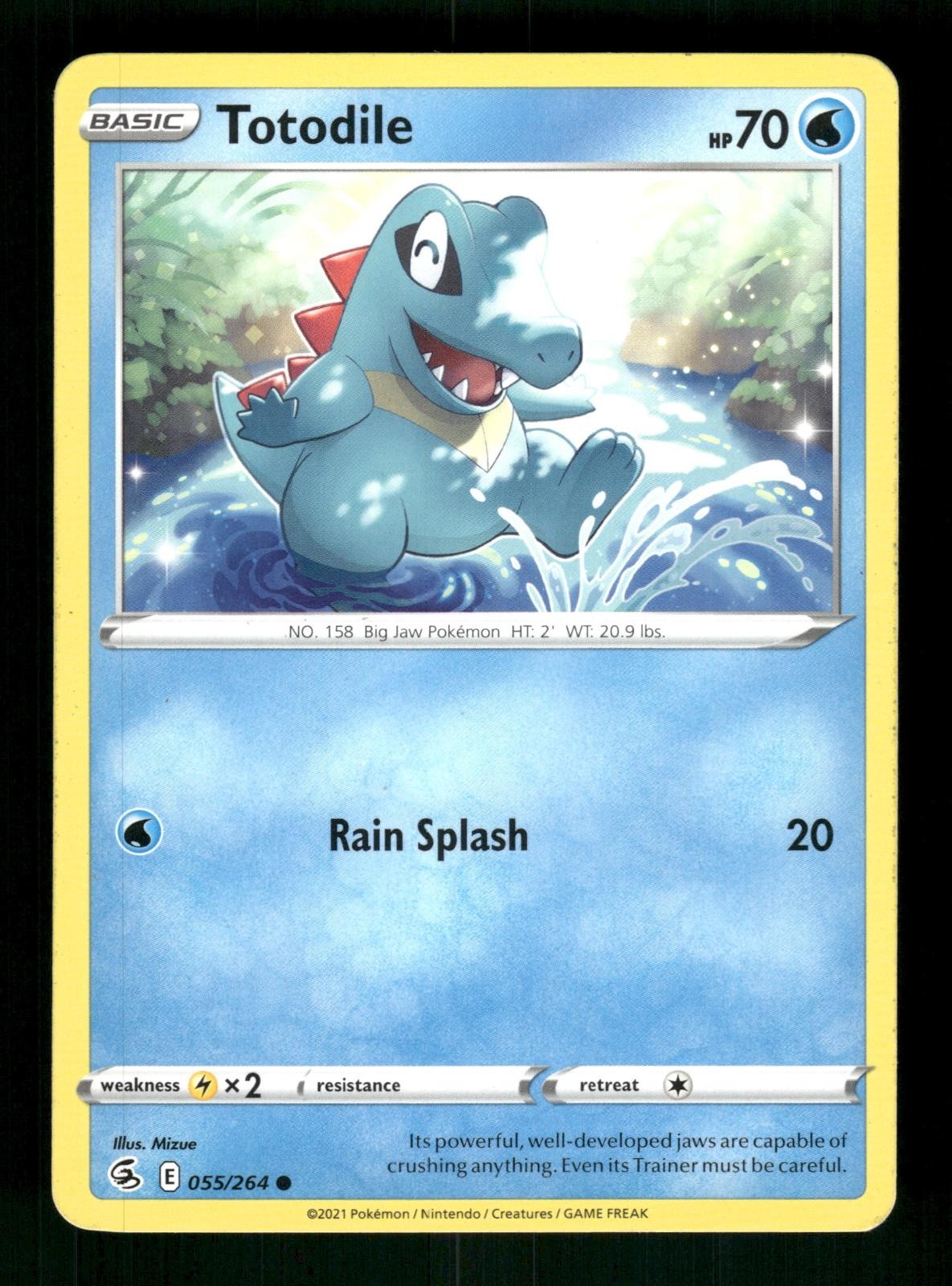 Common - Totodile - 055/264 - Lightly Played - Fusion Strike