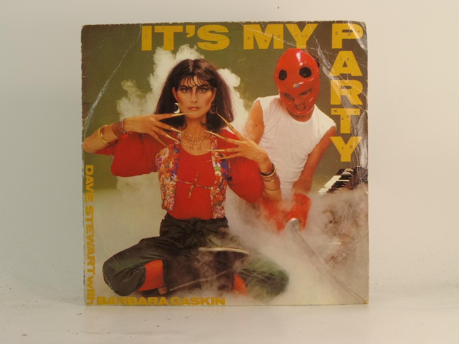 DAVE STEWART WITH BARBARA GASKIN IT'S MY PARTY (4) (78) 2 Track 7" Single includ