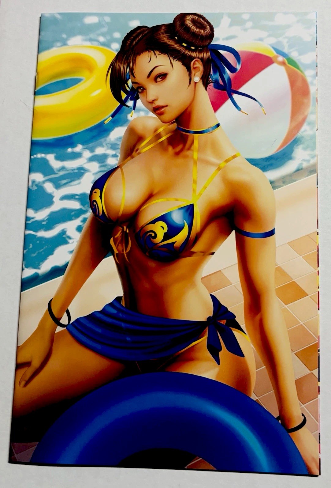 Street Fighter Swimsuit Special #1💥Ariel Diaz Exclusive Virgin Variant!💥 NM