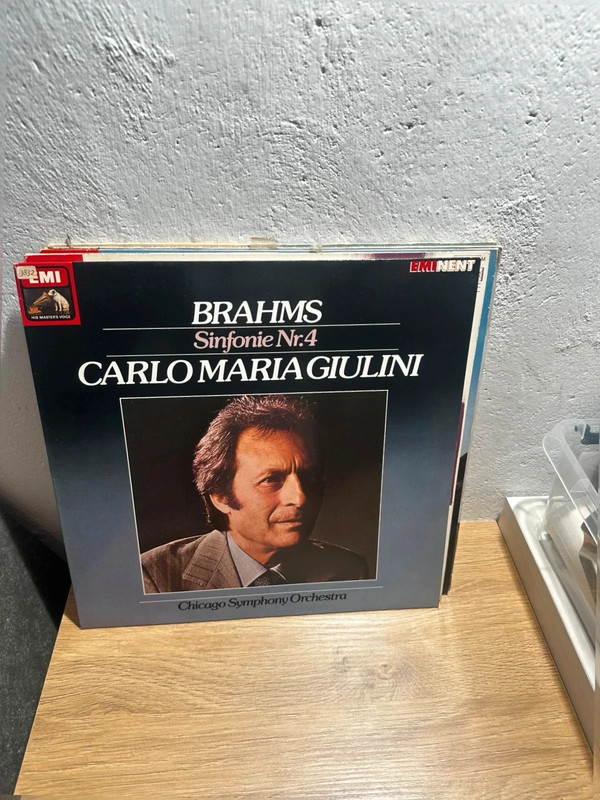Brahms – Sinfonie Nr. 4 Giulini Chicago Symphony Orchestra Vinyl LP EMI