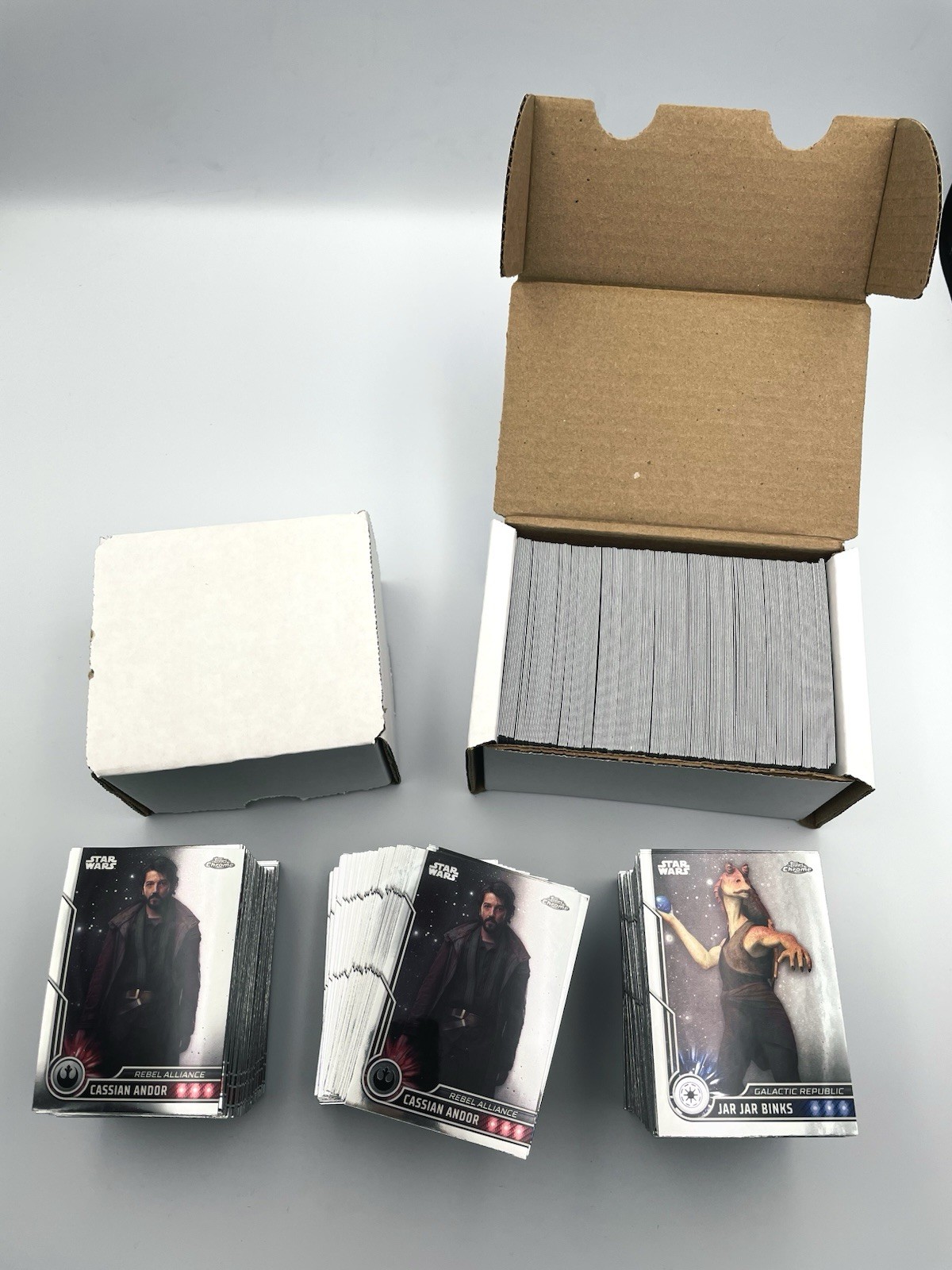 2023 Topps Chrome Star Wars Complete Base Set 1-100 (2) Plus 200 More