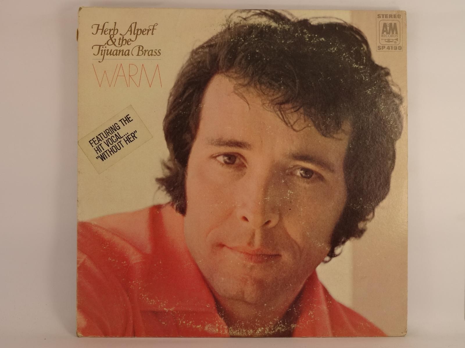HERB ALPERT & THE TIJUANA BRASS WARM (363) 11 Track LP plus Picture Sleeve A&M
