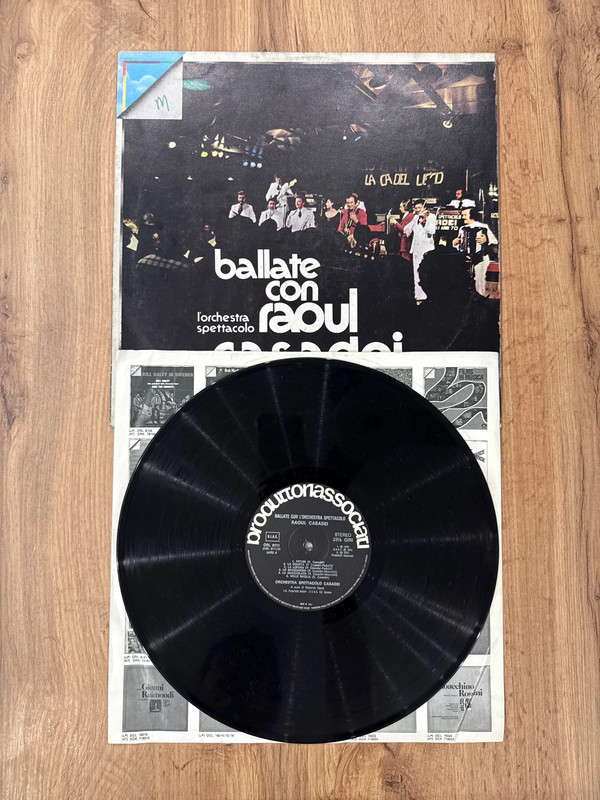 Vinile LP 33 Giri - Ballate con Raoul Casadei ( Produttori Associati )