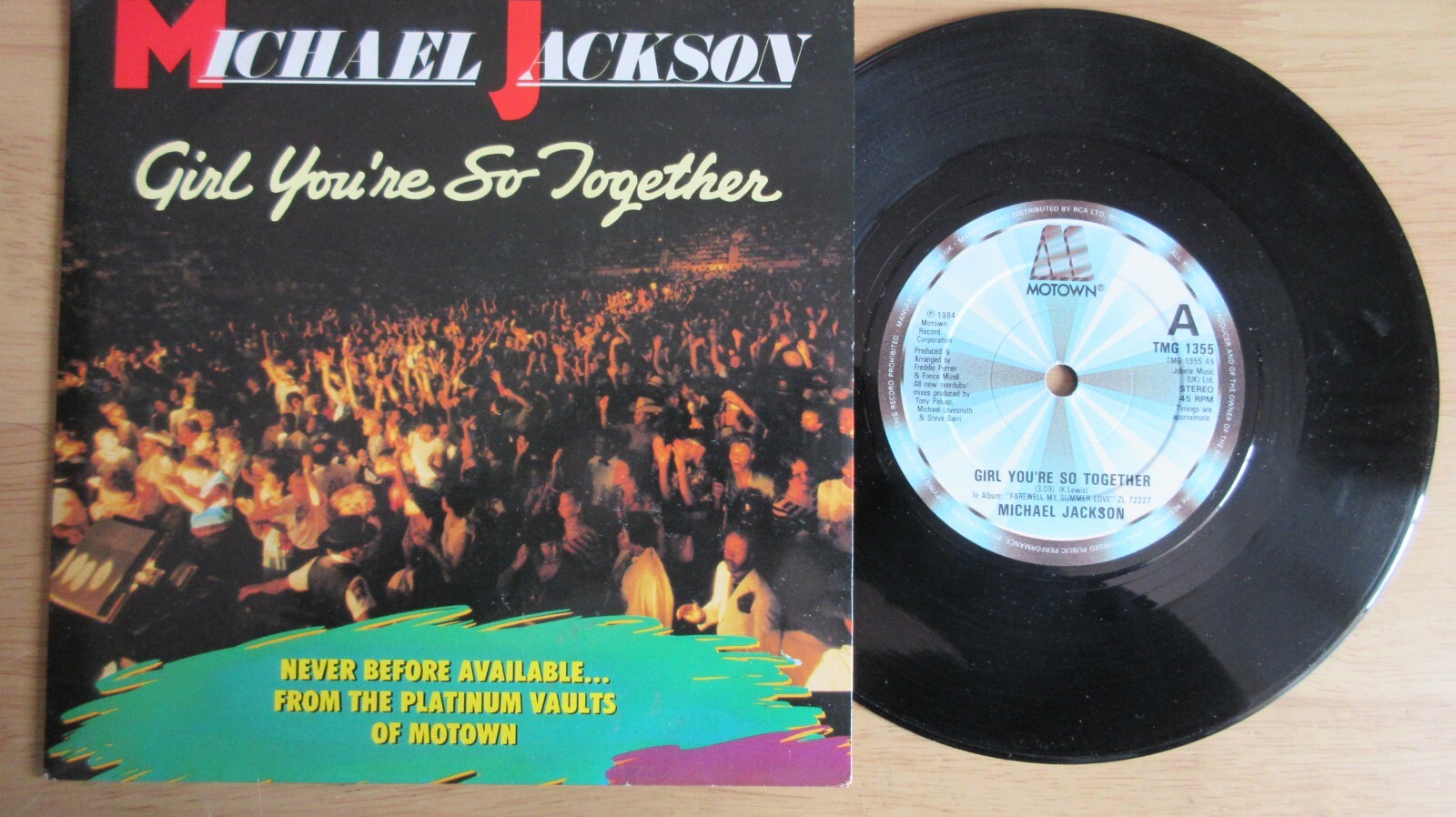 Michael Jackson Girl You're So Together 7" 1984 **EX/NEAR MINT**
