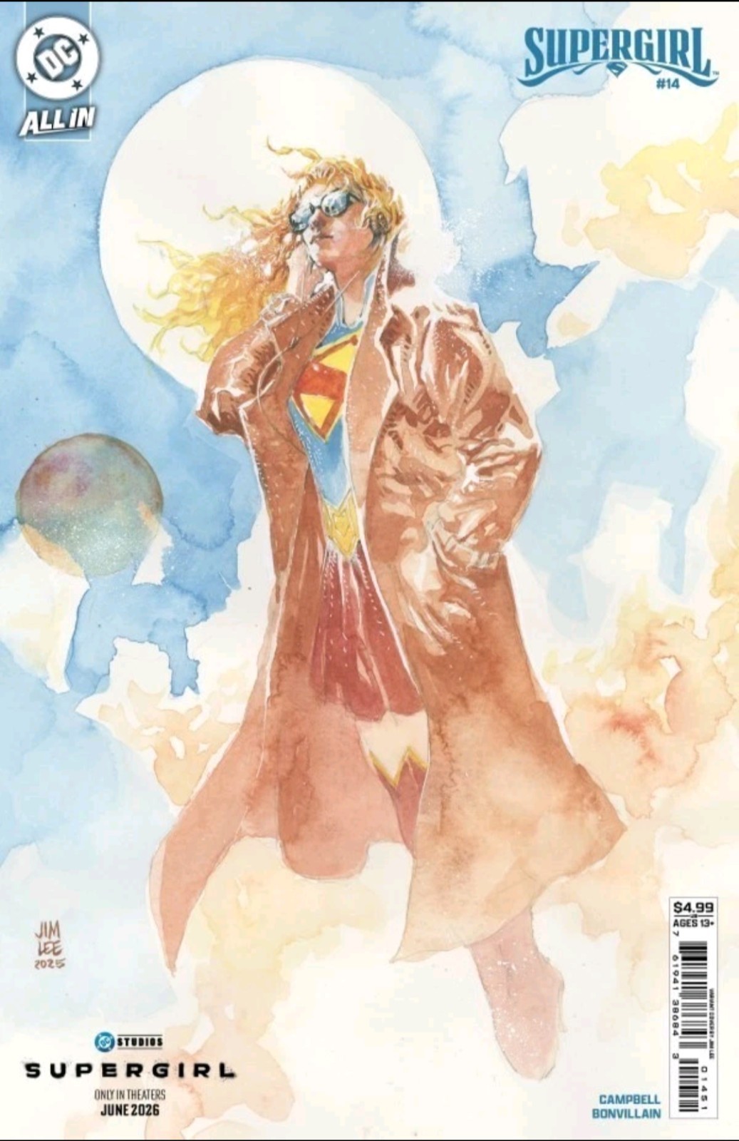 SUPERGIRL #14 - JIM LEE SUPERGIRL VARIANTE FILM CVR - 2026 - 1° STAMPA 