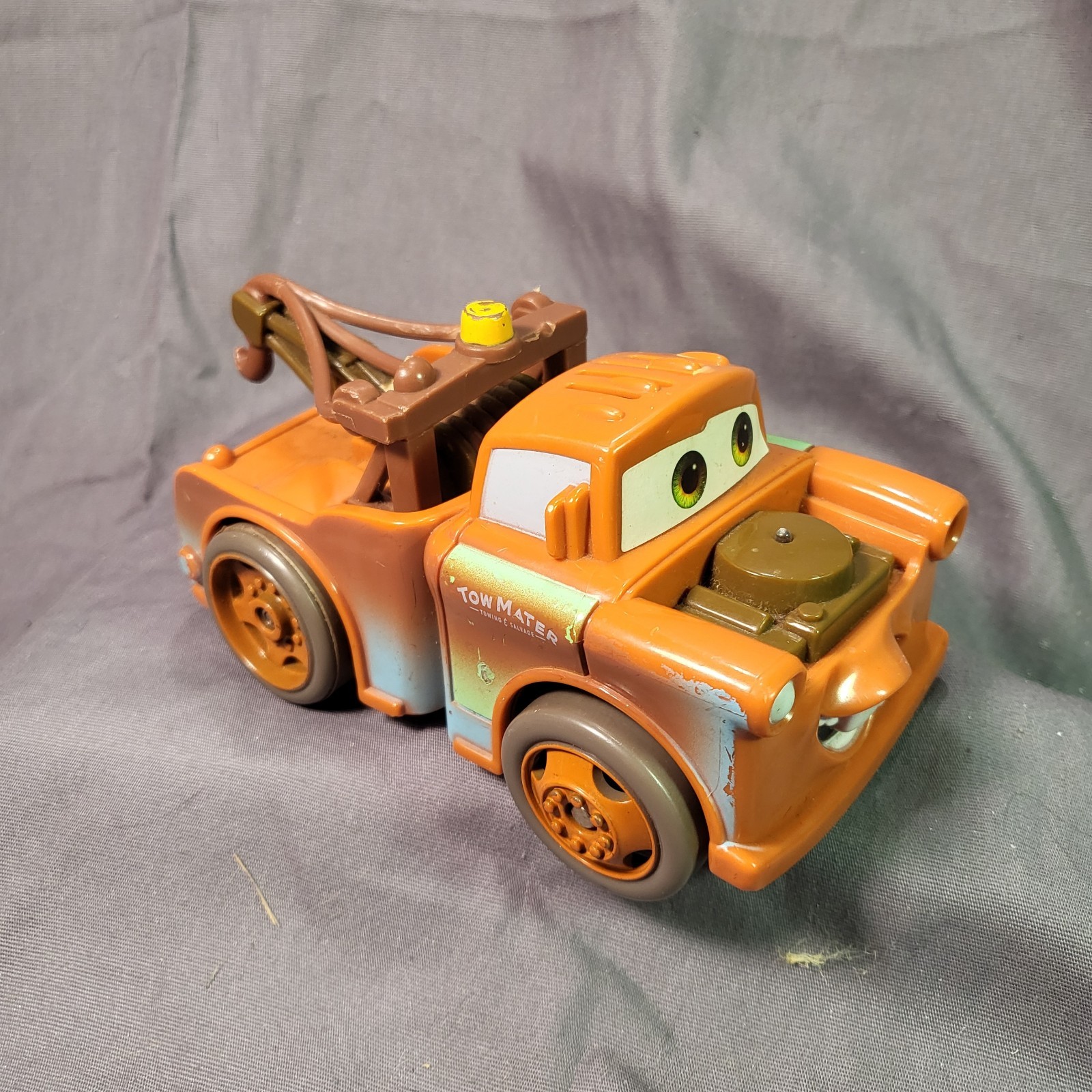 Disney Pixar Cars rimorchio a batteria testato funzionante