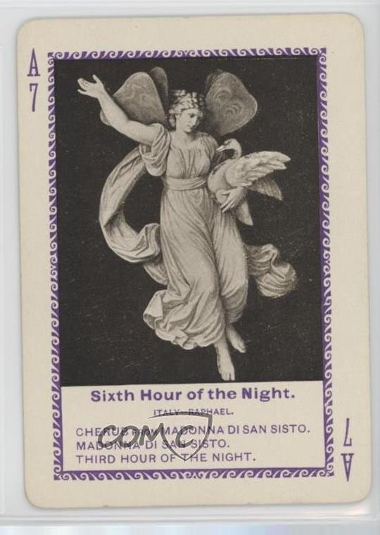1897 Cincinnati Famous Paintings Blue Back Sith Hour of the Night #A7 0w6