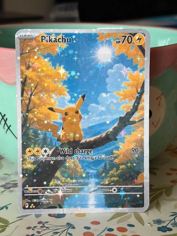 Carte Pokémon Custom - Pikachu Full Art Parc d’Automne