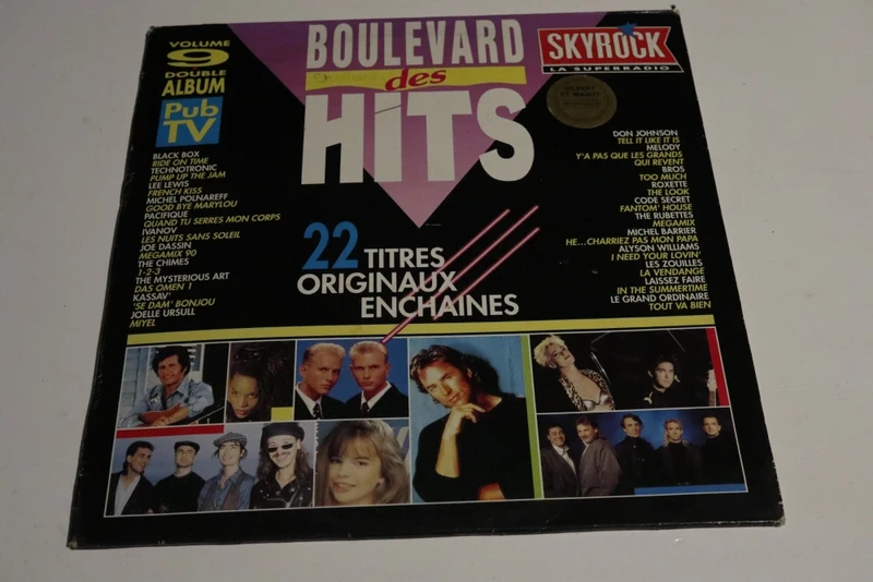 Double Vinyle LP 33T – Boulevard Des Hits Vol. 9 (1989)