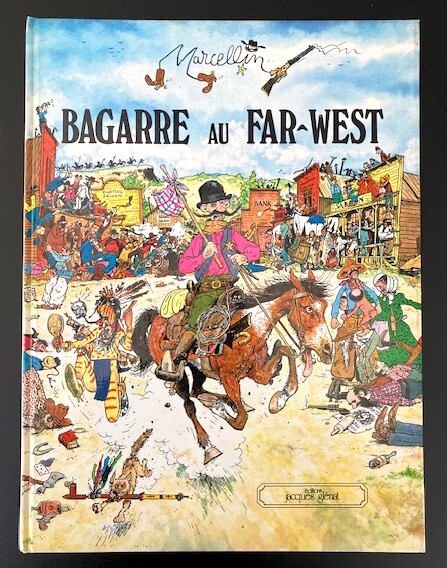 Marcellin - Bagarre au Far-West - Glénat EO 1980
