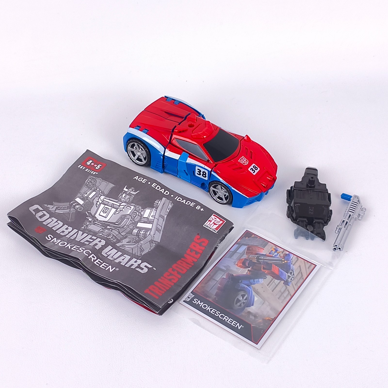 Transformers Smokescreen Completo Combiner Wars Classe Deluxe + Istruzioni