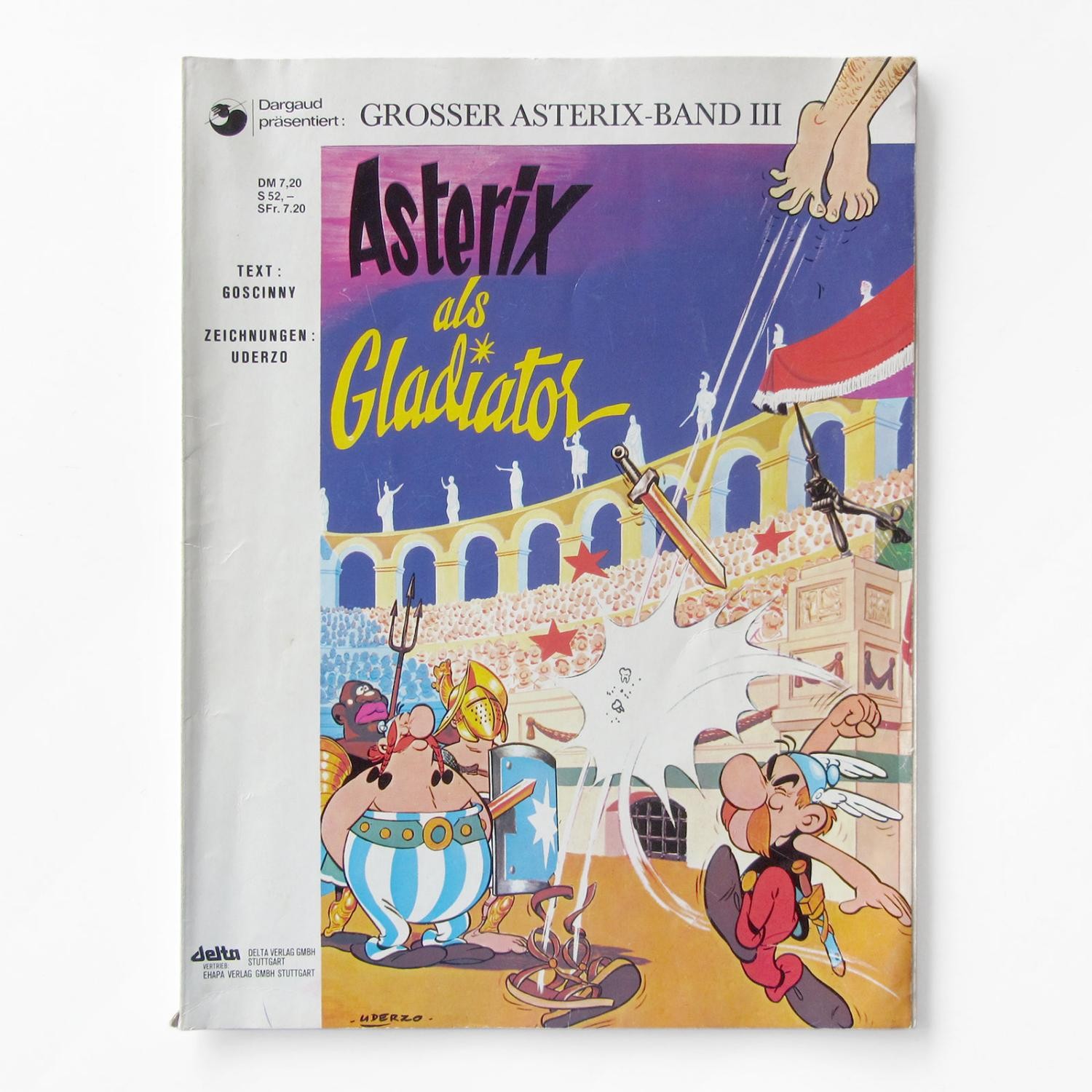 Asterix Band III 3: Asterix come Gladiatore (1993) - Album Fumetti Delta Editore