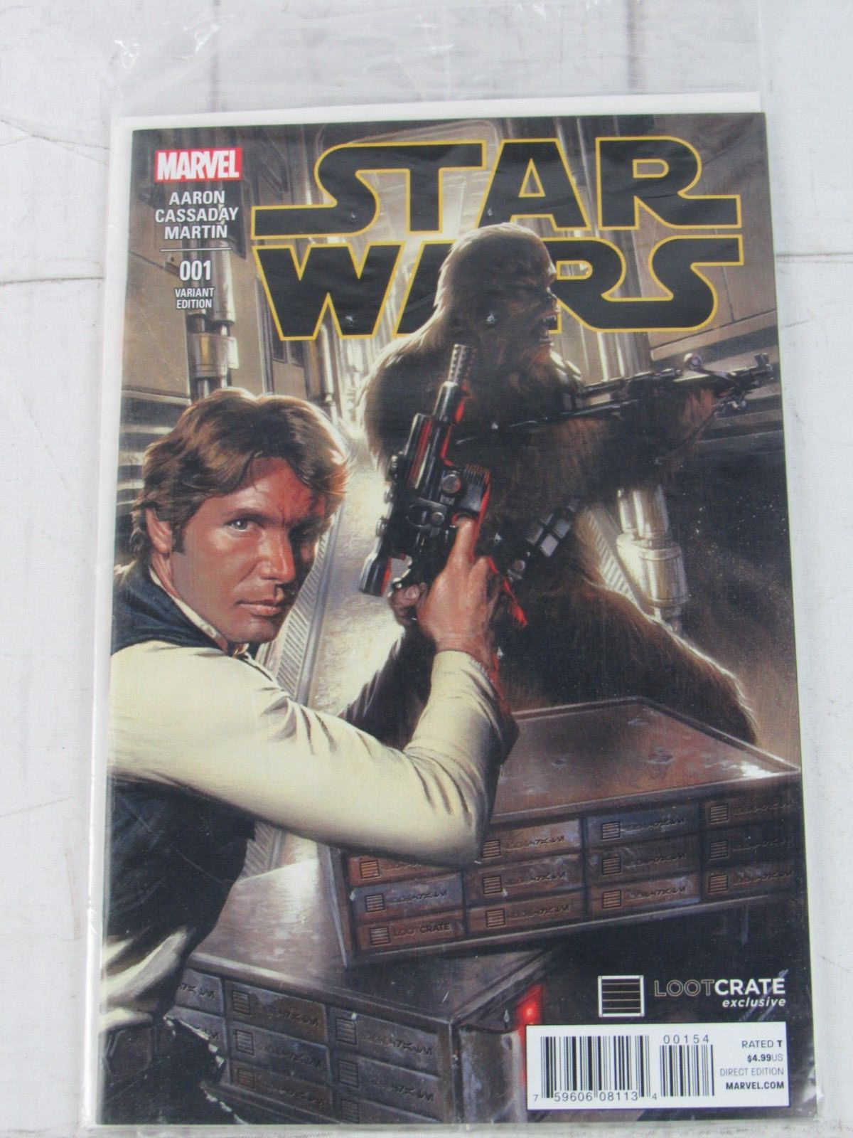 Star Wars #1 Mar. Marvel Comics 2015 cassa del bottino variante poli sacchetto