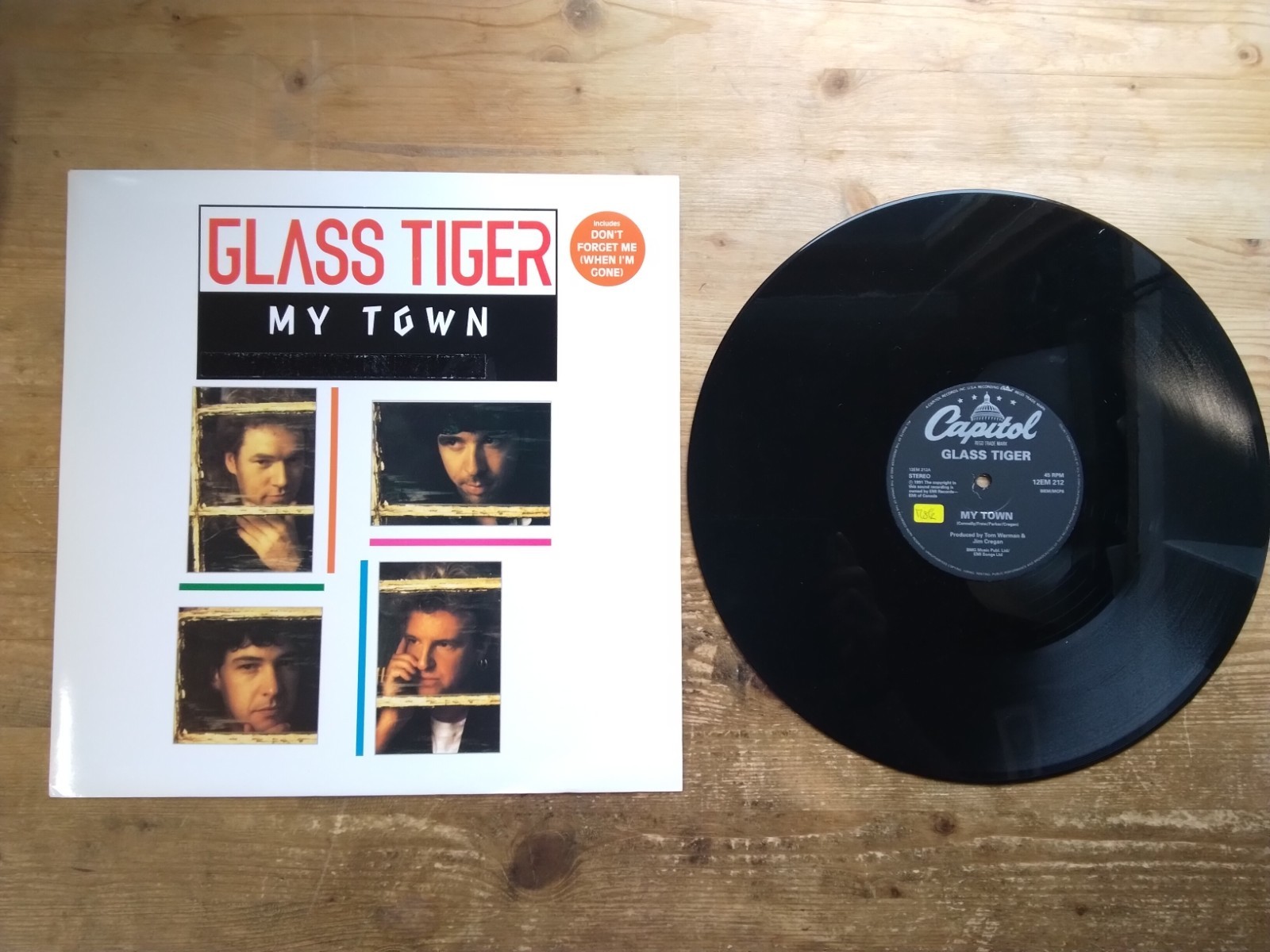 Glass Tiger My Town Very Good+ 12" Single Vinyl Record 2045506 (AM)