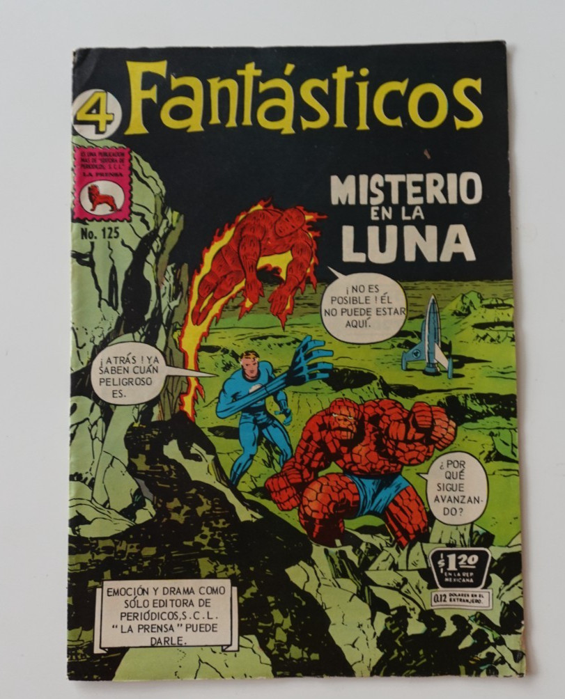 Cómic E. LA PRENSA/MESSICO 4 FANTASTICI " 1955 #125 MISTERO DE LA LUNA