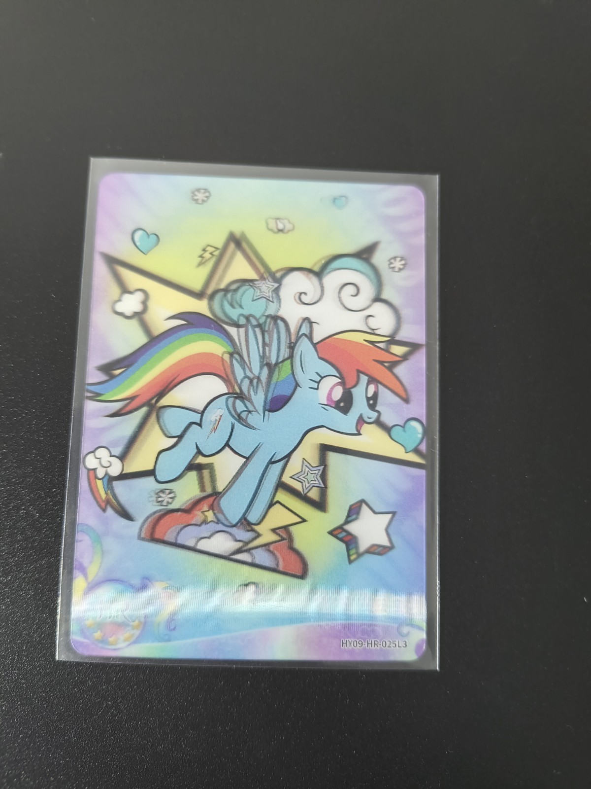 My Little Pony Rainbow Dash carta collezionabile olografica HY09-HR-025L3