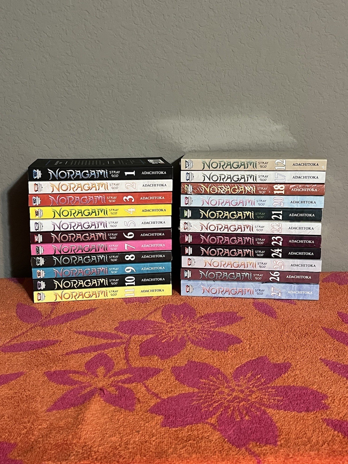 Lotto manga inglesi Noragami set incompleto vol 1-12, 17-18 e 20-27