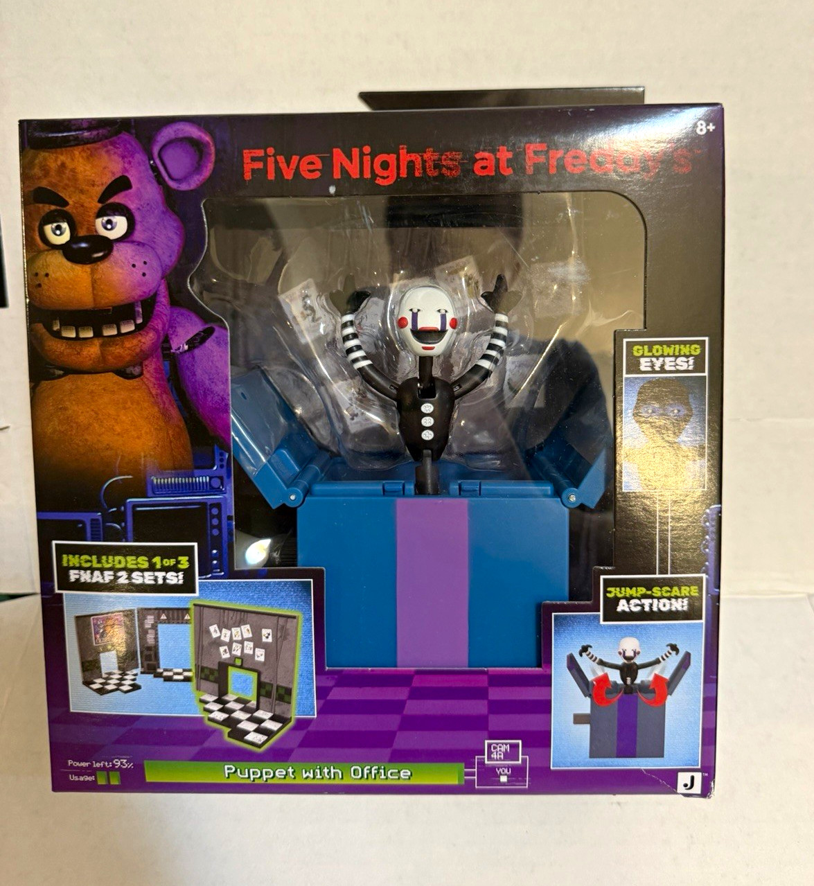 Jazwares The Puppet Five Nights at Freddy’s 2 Office Set | 2/3 Set Pieces | NEW