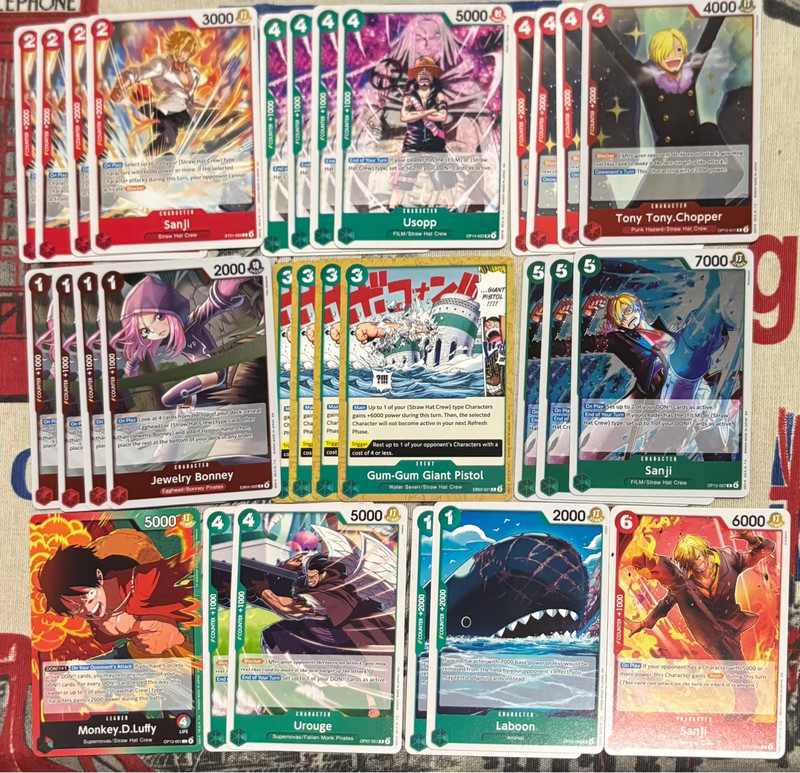 Deck Luffy Rojo/Verde OP13-16 Meta