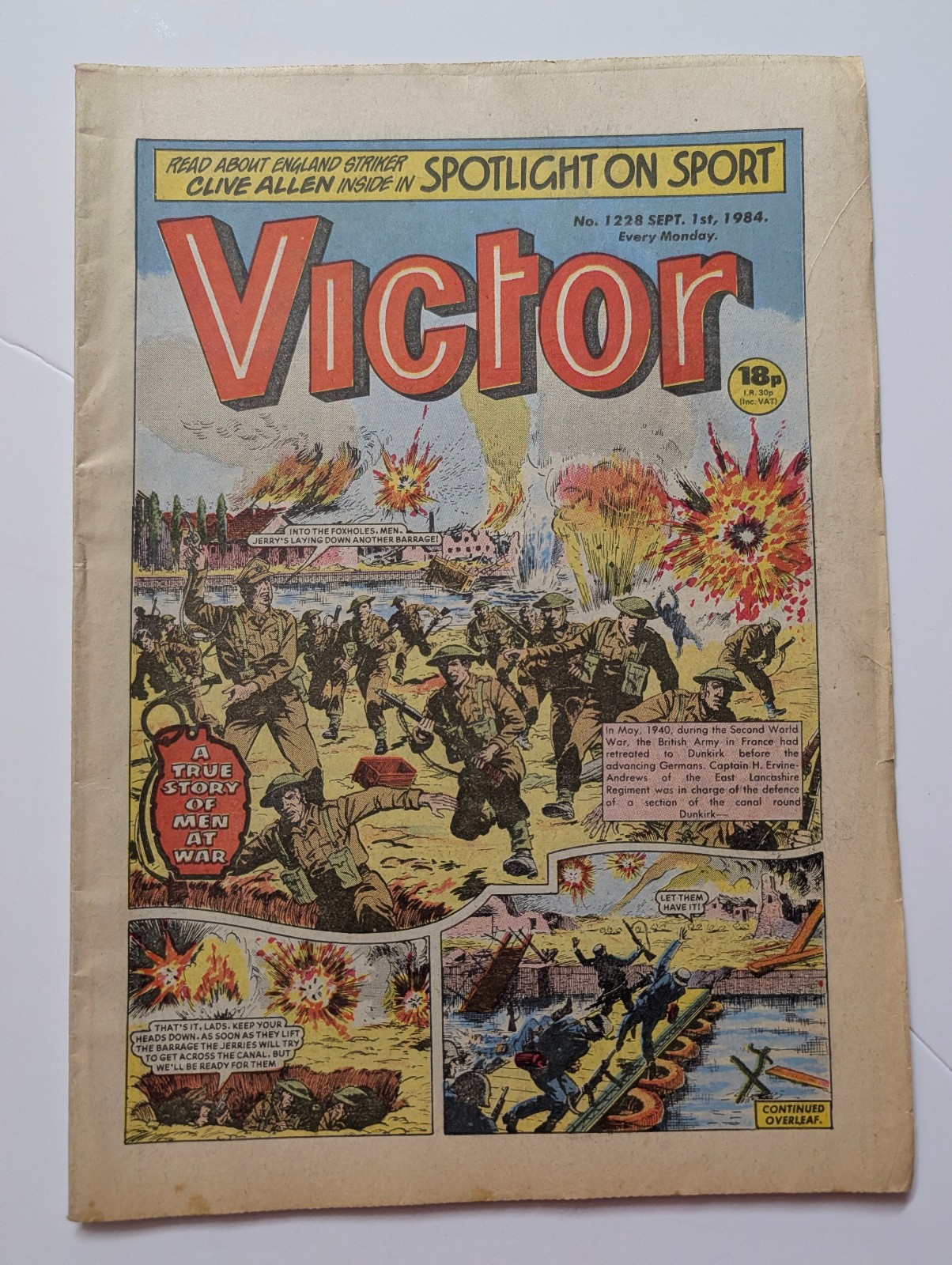 The Victor Comic, No 1228, September 1st 1984.