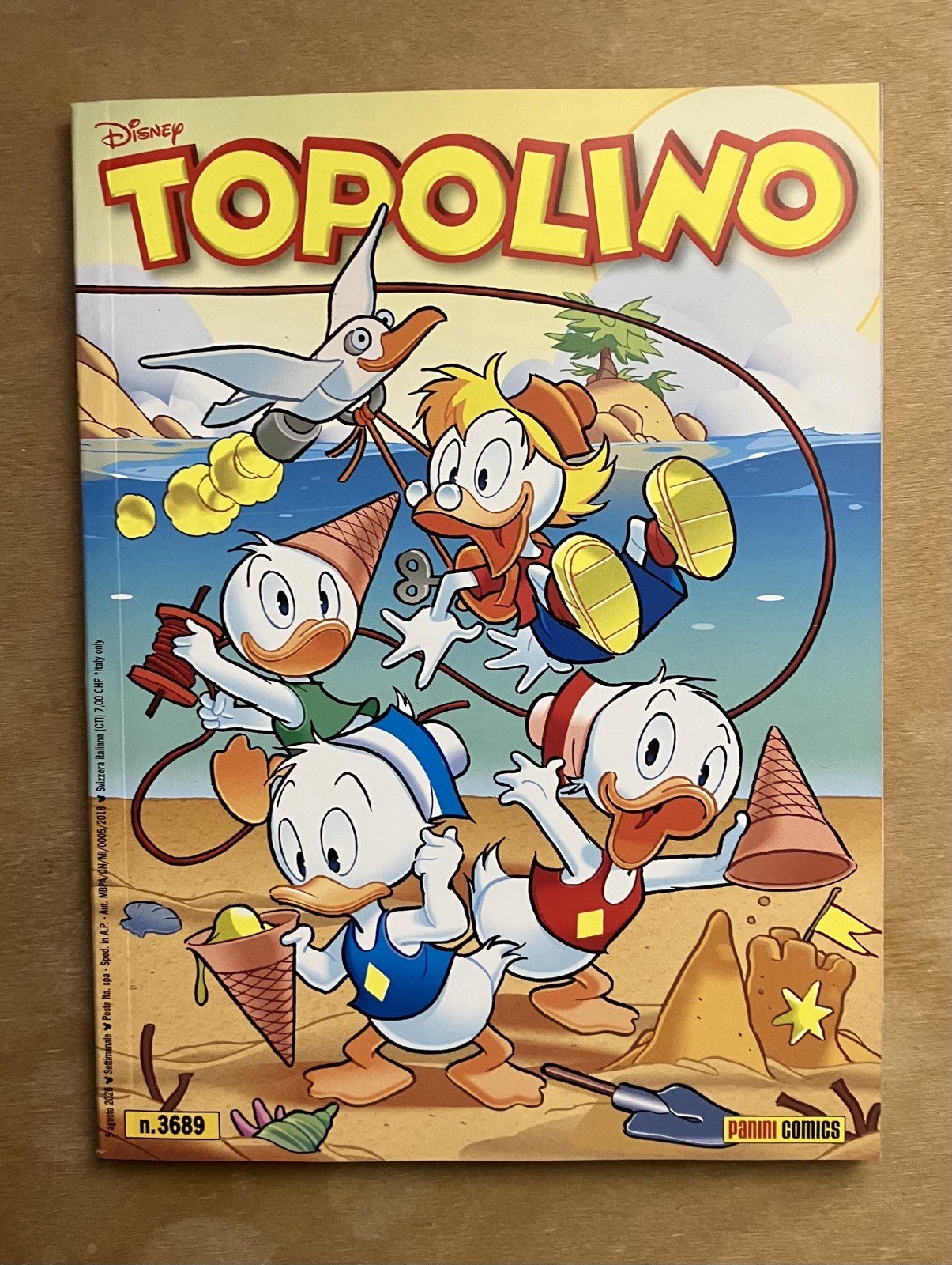 Topolino n. 3689 nuovo - piego di libri o raccomandata 