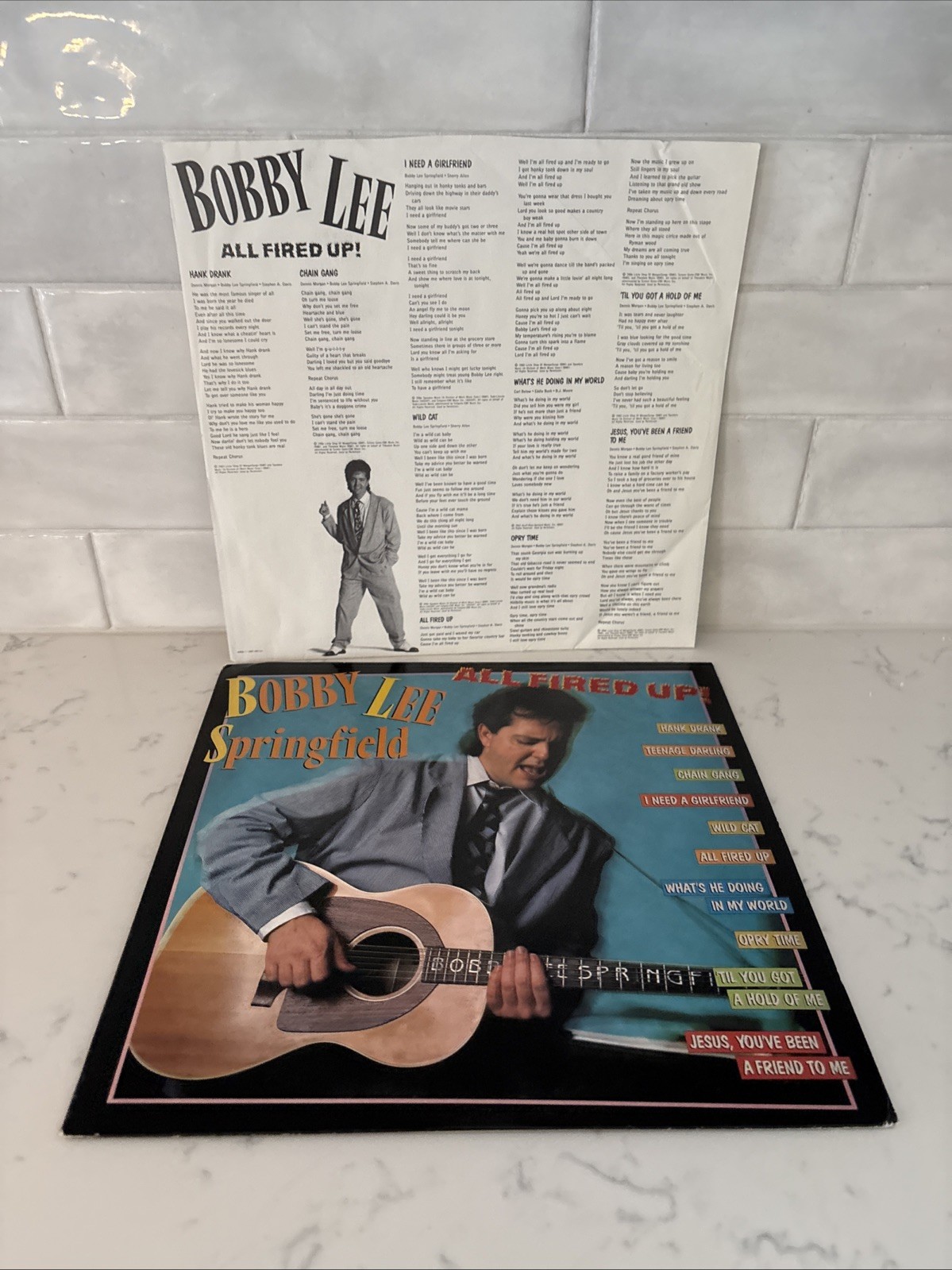 Bobby Lee Springfield: All Fired Up   12"  33 RPM  LP