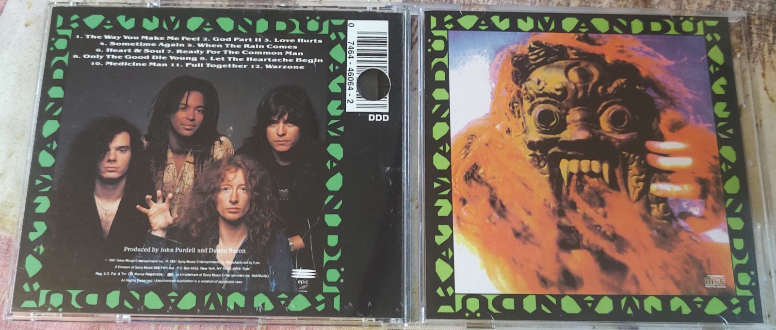 KATMANDU - S/T - 1990 EPIC - DAVE KING FASTWAY STEELER HOUSE OF LORDS KROKUS OOP