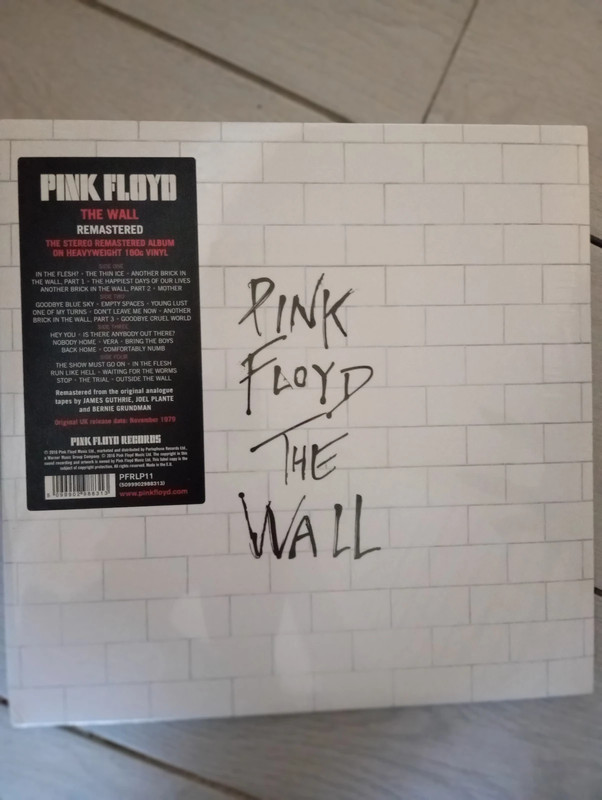 the wall pink floyd double vinyl 33 t