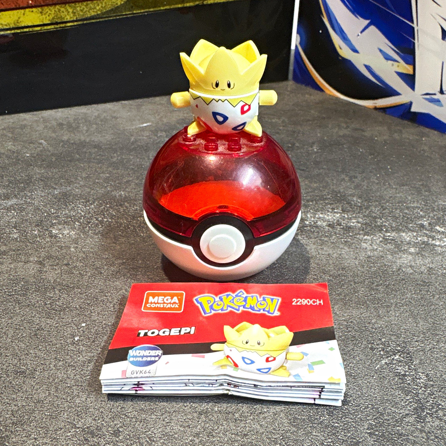 Mega Construx Pokémon Togepi Wonder Builders GVK64 2290CH Figura + Istruzioni