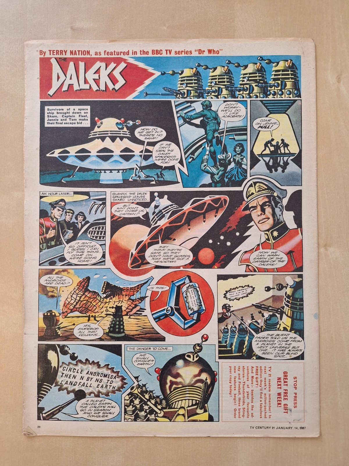 TV Century 21 TV21 Comics 1965-69 Collection 125 Issues Daleks Thunderbirds