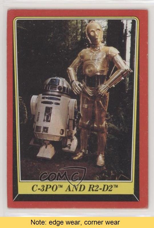 1983 Topps Star Wars: ROTJ C-3PO and R2-D2 #8 READ 6g3