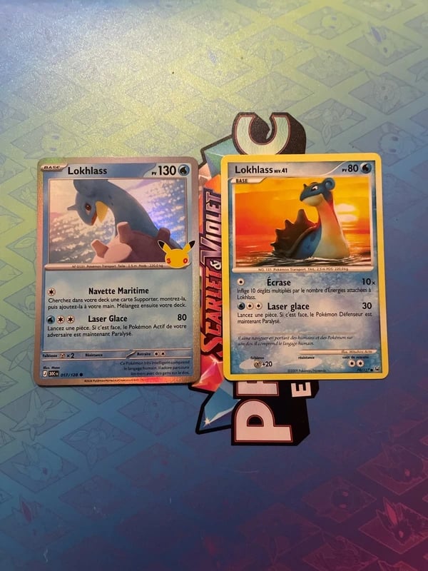 Lot carte Pokémon lokhlass